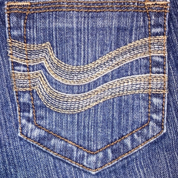 Industrial Cotton Rolled Up Hem Jean Shorts Size 1 - Picture 6 of 10